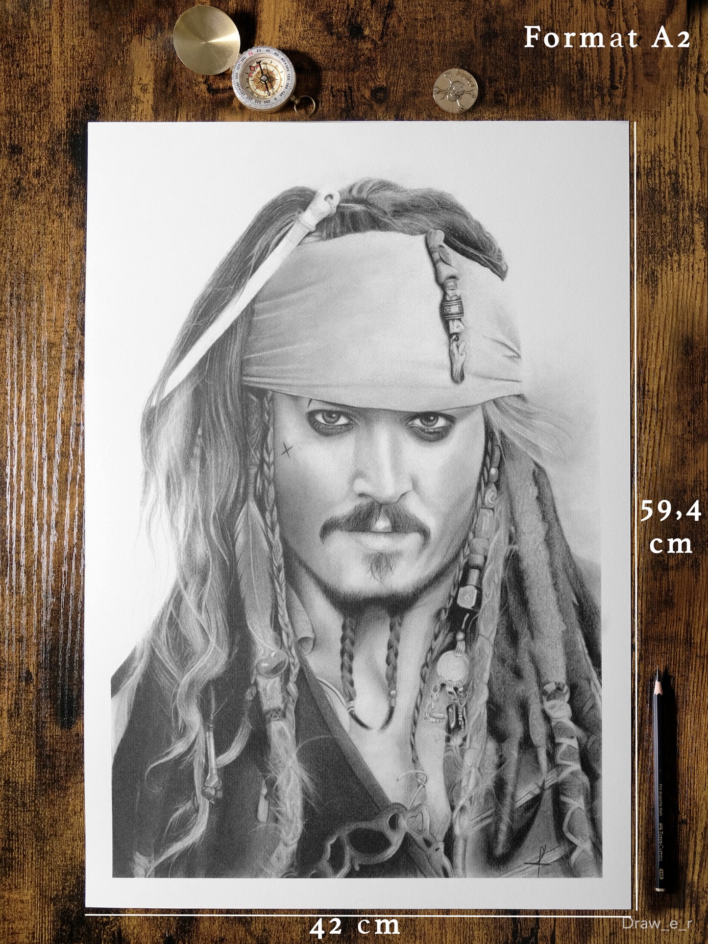 JACK SPARROW - Pirates des Caraïbes (Print)
