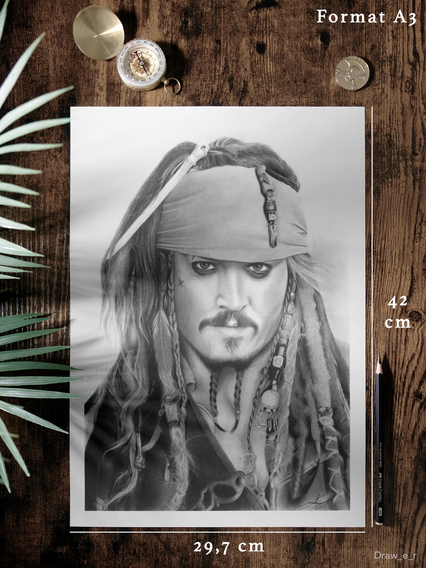 JACK SPARROW - Pirates des Caraïbes (Print)