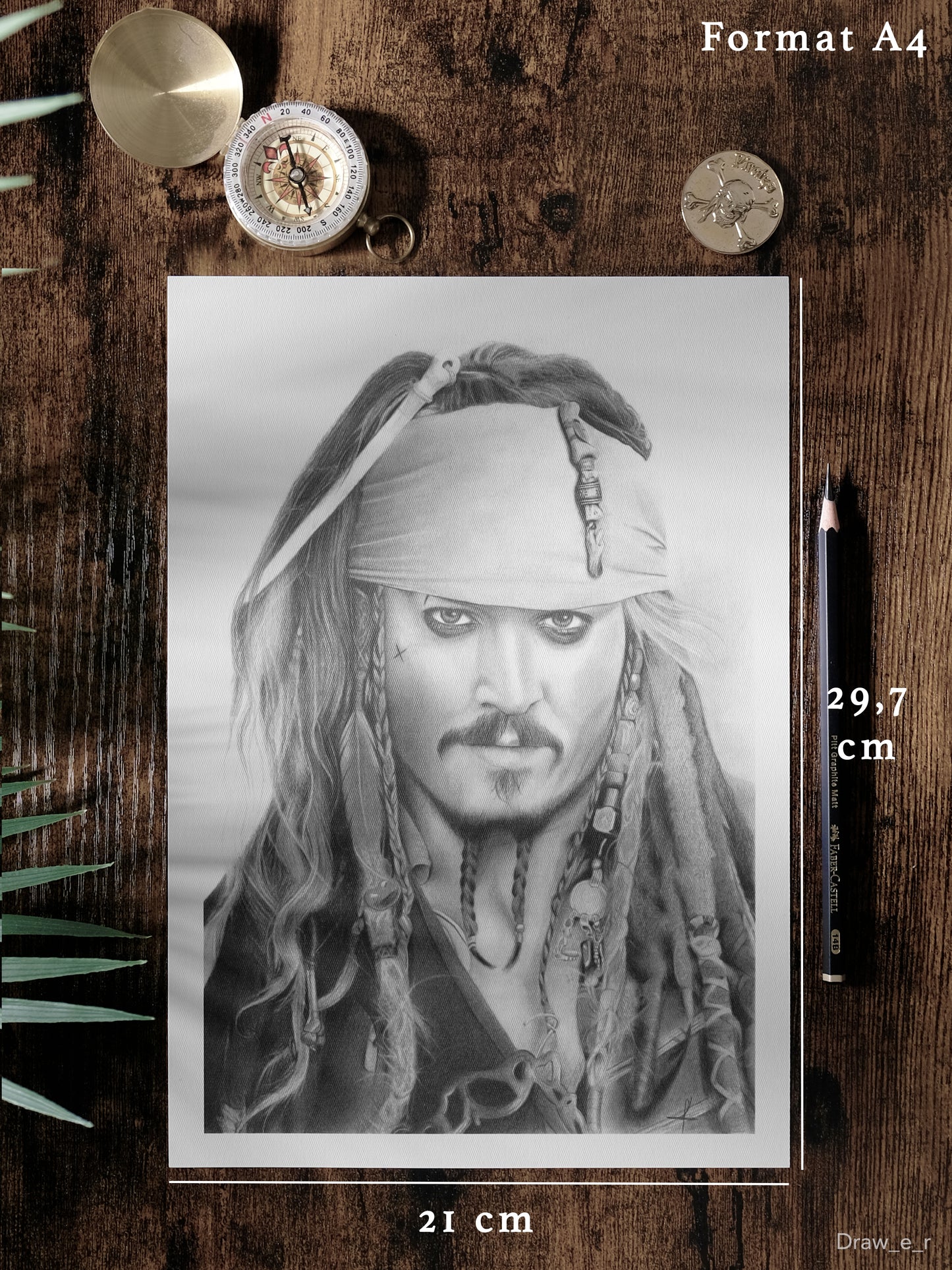 JACK SPARROW - Pirates des Caraïbes (Print)