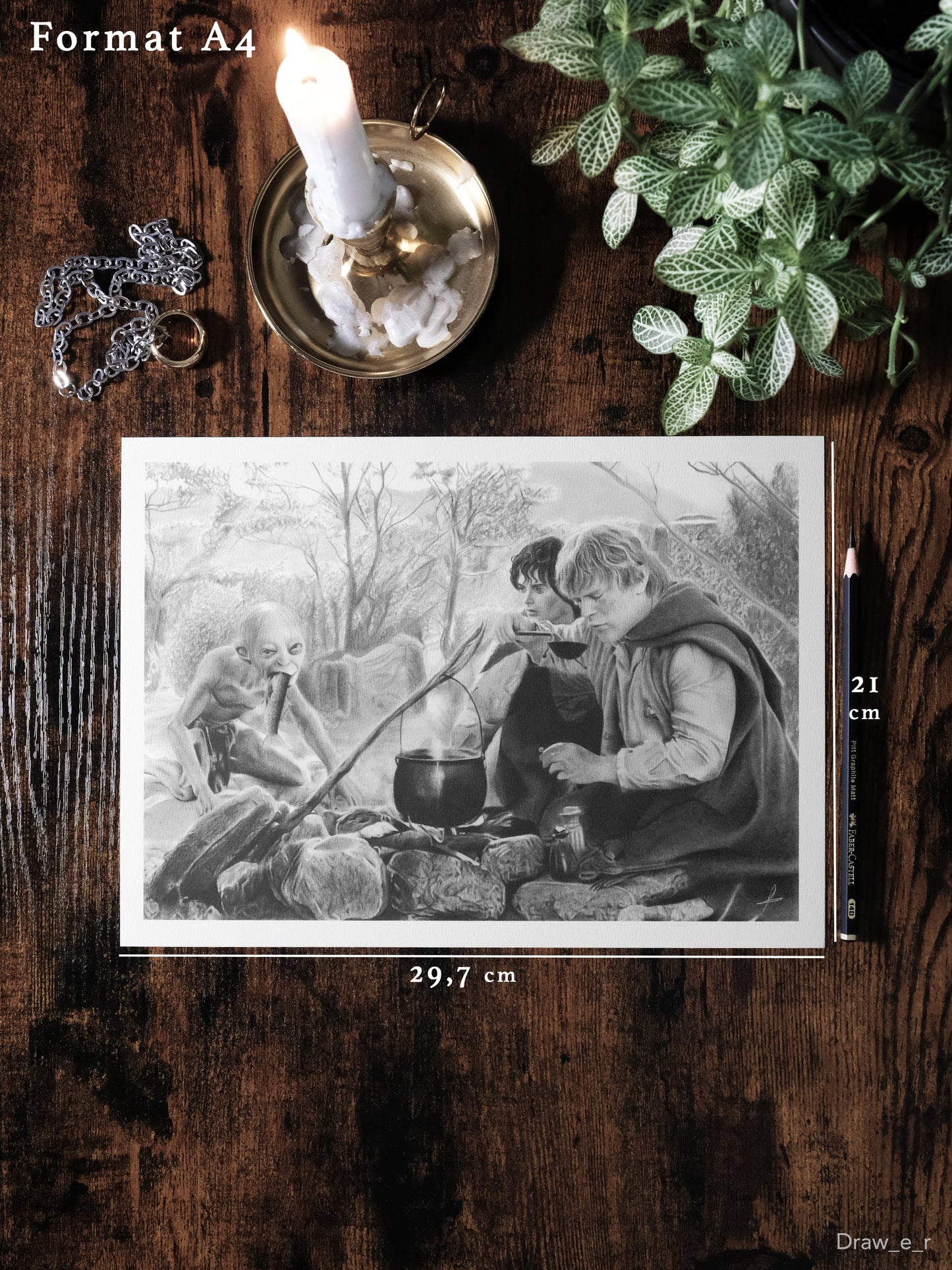 LE RAGOÛT DE LAPIN AUX HERBES - Le Seigneur des anneaux (Print)