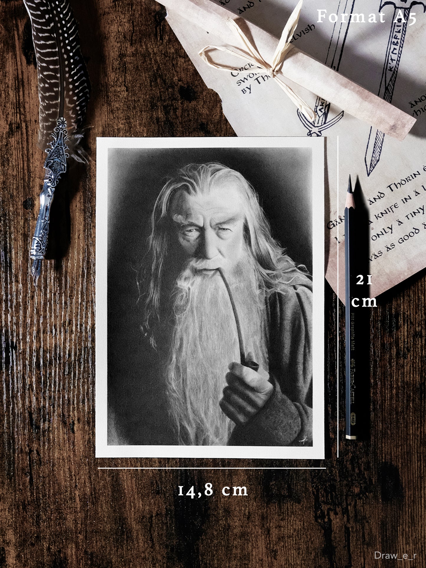 GANDALF - The Lord of the Rings (Print) (Copy)