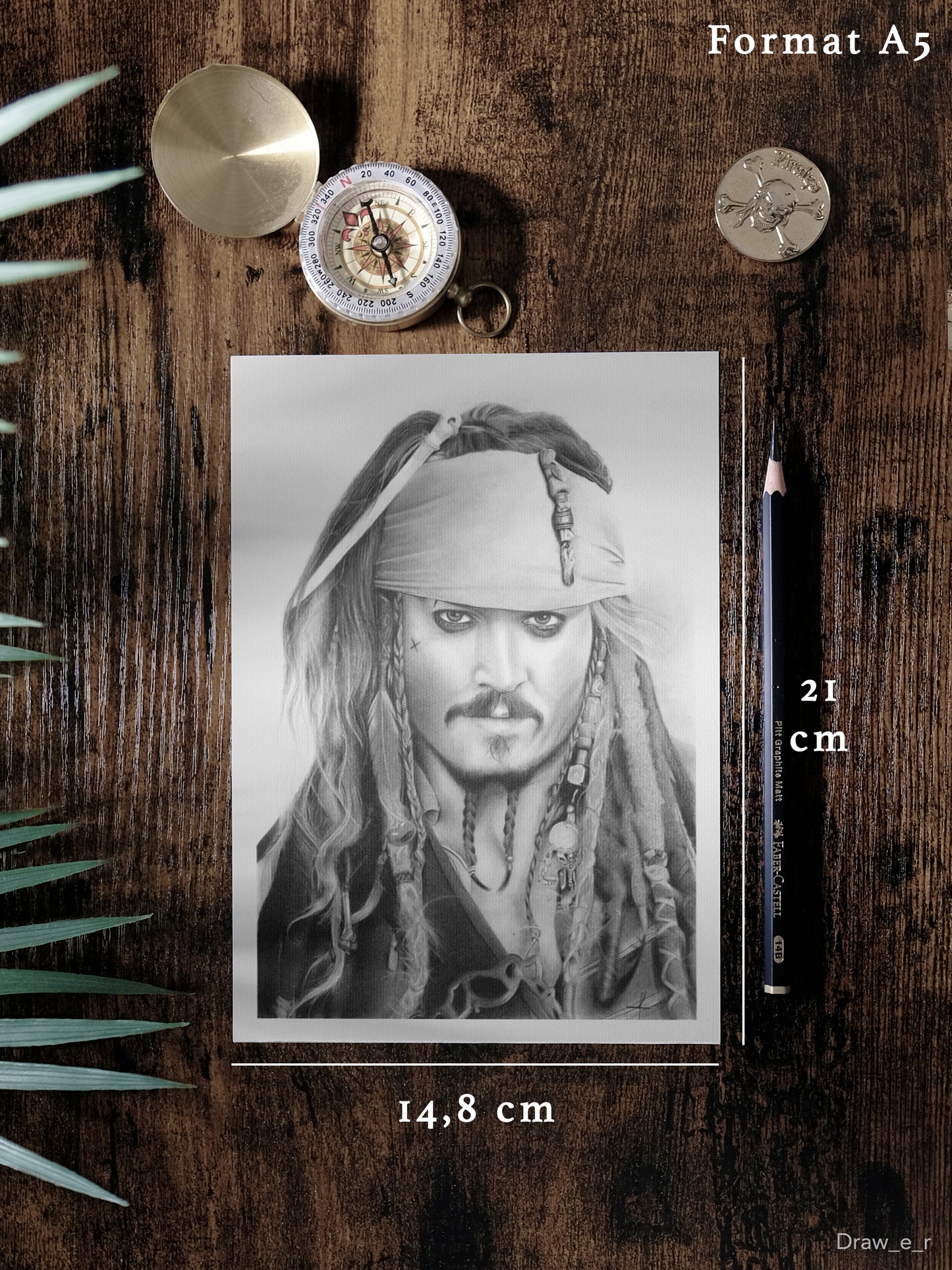 JACK SPARROW - Pirates des Caraïbes (Print)
