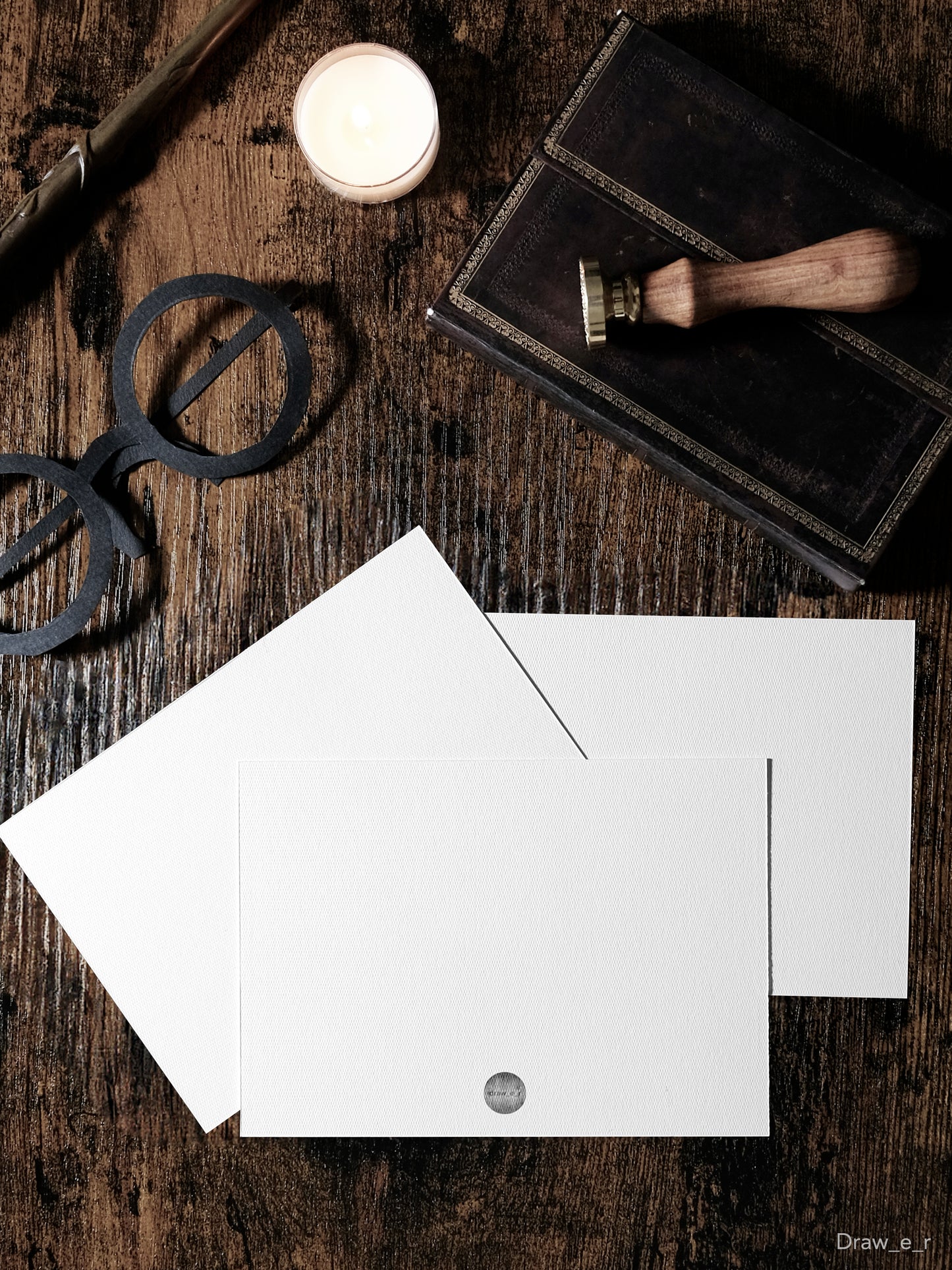 LOT DE 3 CARTES POUDLARD - Harry Potter