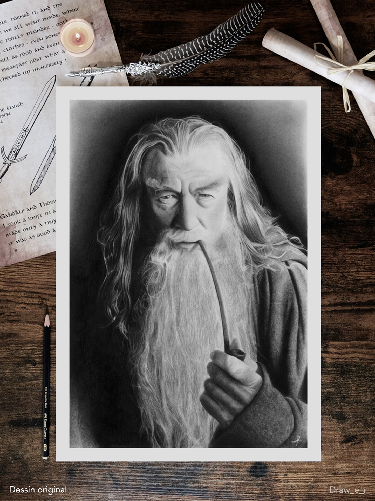 GANDALF - Le Seigneur des anneaux (Print)