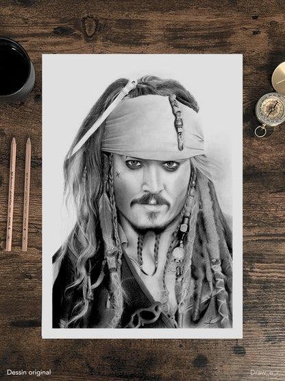 JACK SPARROW - Pirates of the Caribbean (Print)