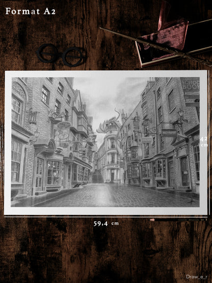 LE CHEMIN DE TRAVERSE - Harry Potter (Print)