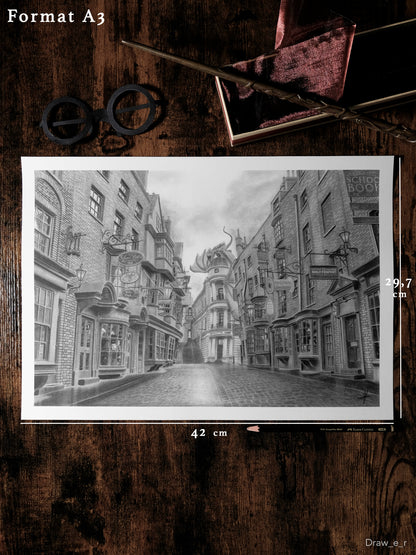 LE CHEMIN DE TRAVERSE - Harry Potter (Print)