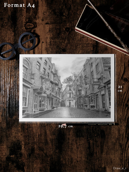 LE CHEMIN DE TRAVERSE - Harry Potter (Print)